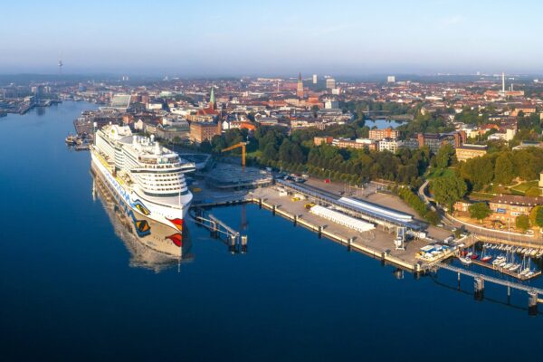 Flygbild över Kiel