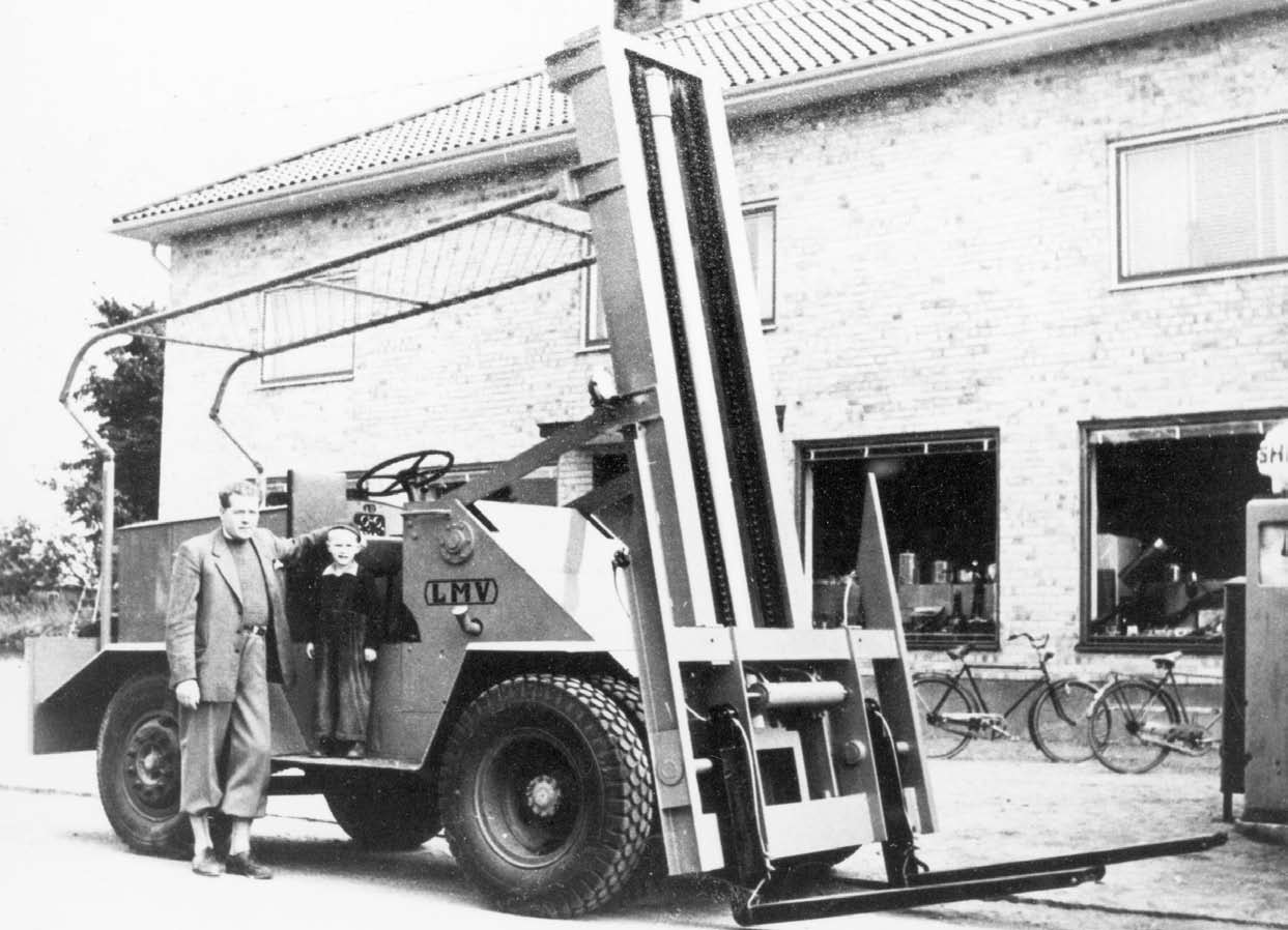 Bild från 1952, en av de första truckarna.